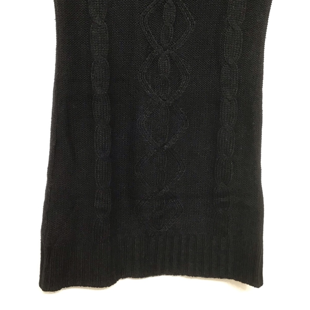 LOVE CHANGE Women’s Black Knitted Short Slv Dress - Picture 5 of 7